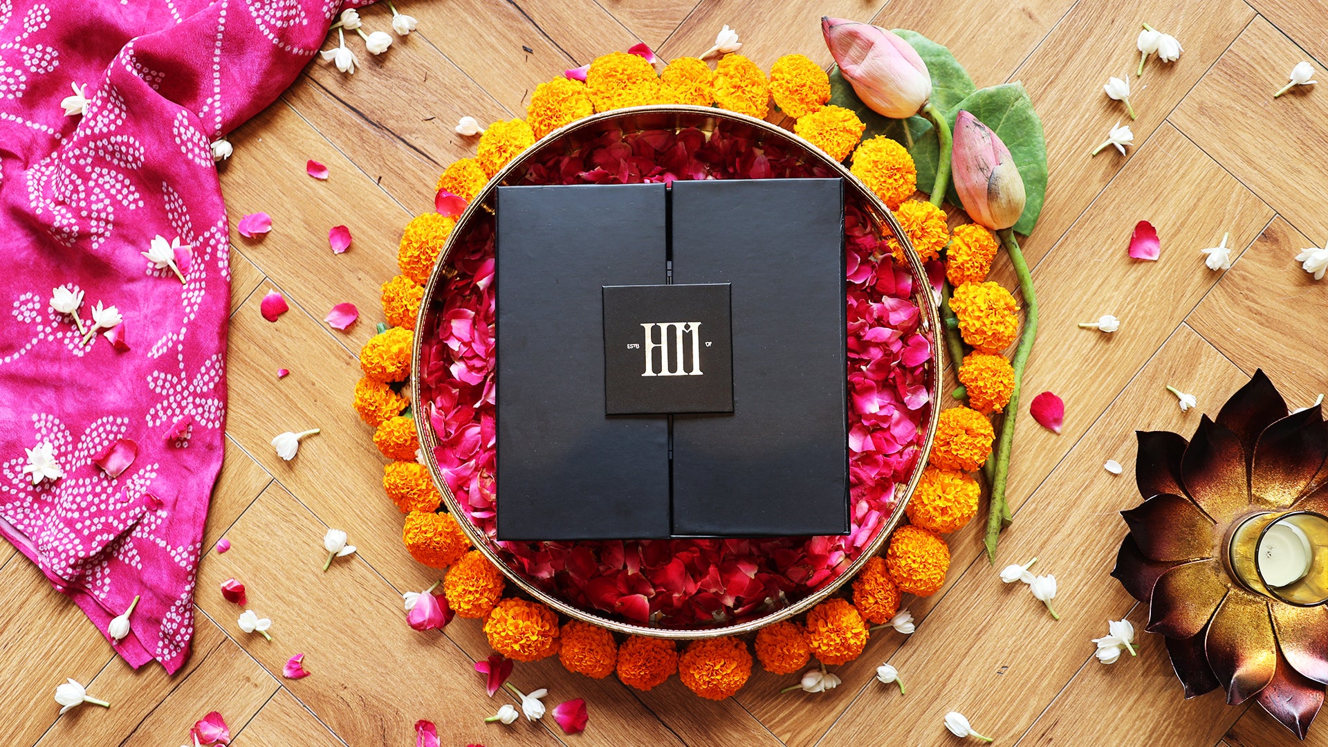 diwali gift box perfume set of 2