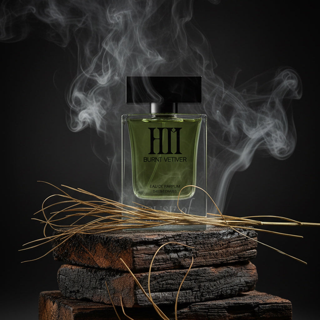 burnt vetiver eau de parfum . gift perfume. 50ml