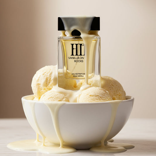 vanilla woody sweet perfume, eau de parfum, vanilla scent. 